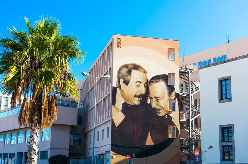 Murales Falcone e Borsellino