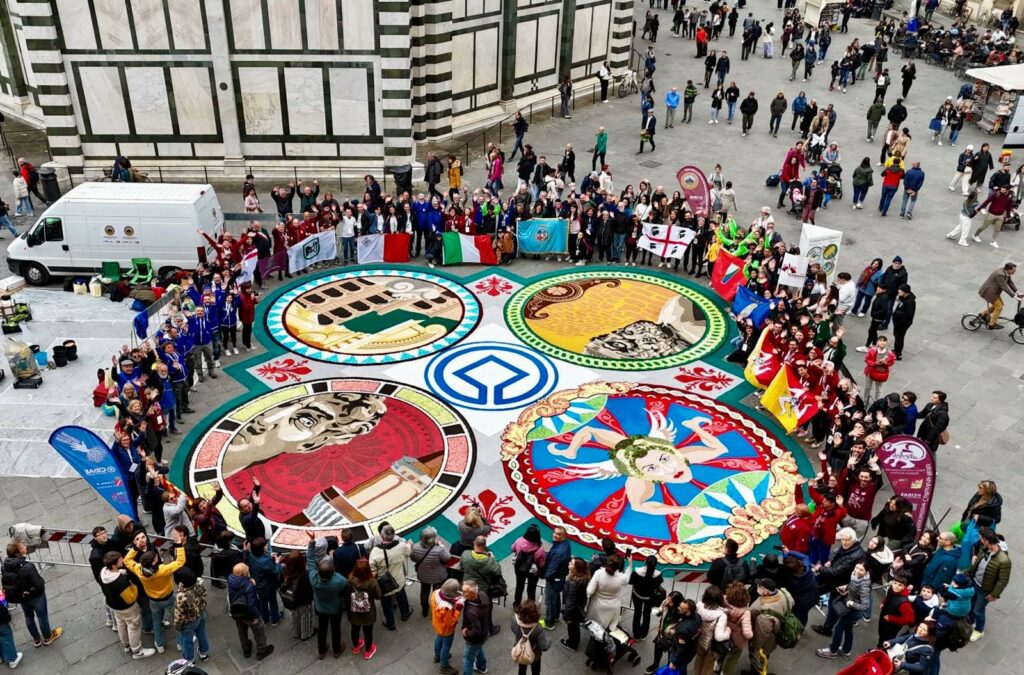 Infiorata di Taurianova a Firenze