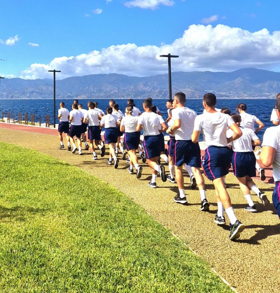 Allievi Carabinieri camminata solidale